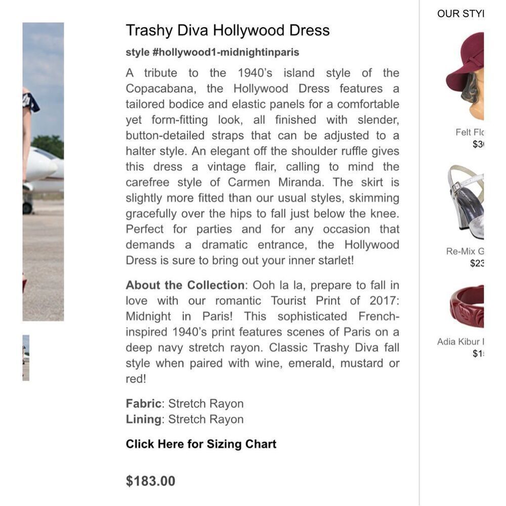 TRASHY DIVA BY CANDICE GWINN | hollywood dress paris 10 NWT $183 - Picture 16 of 16